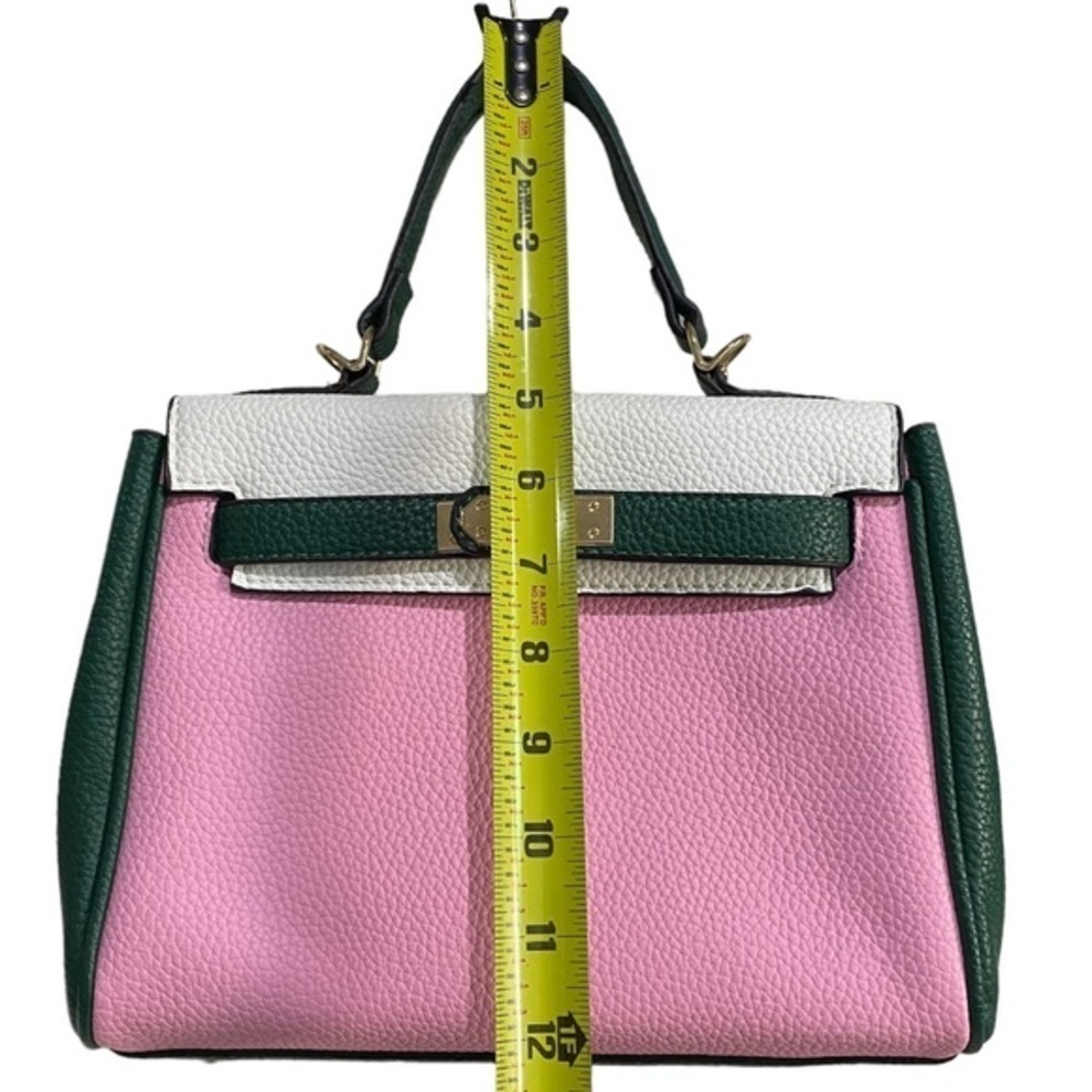 Genuine Leather Purse With Chain Strap - Picture 7 of 13